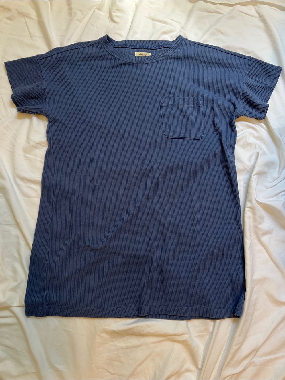 Madewell Ribbed Cotton Tee dress